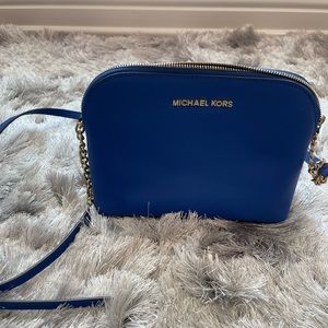 Blue Michael Kors Crossbody Bag